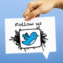 Follow us on twitter